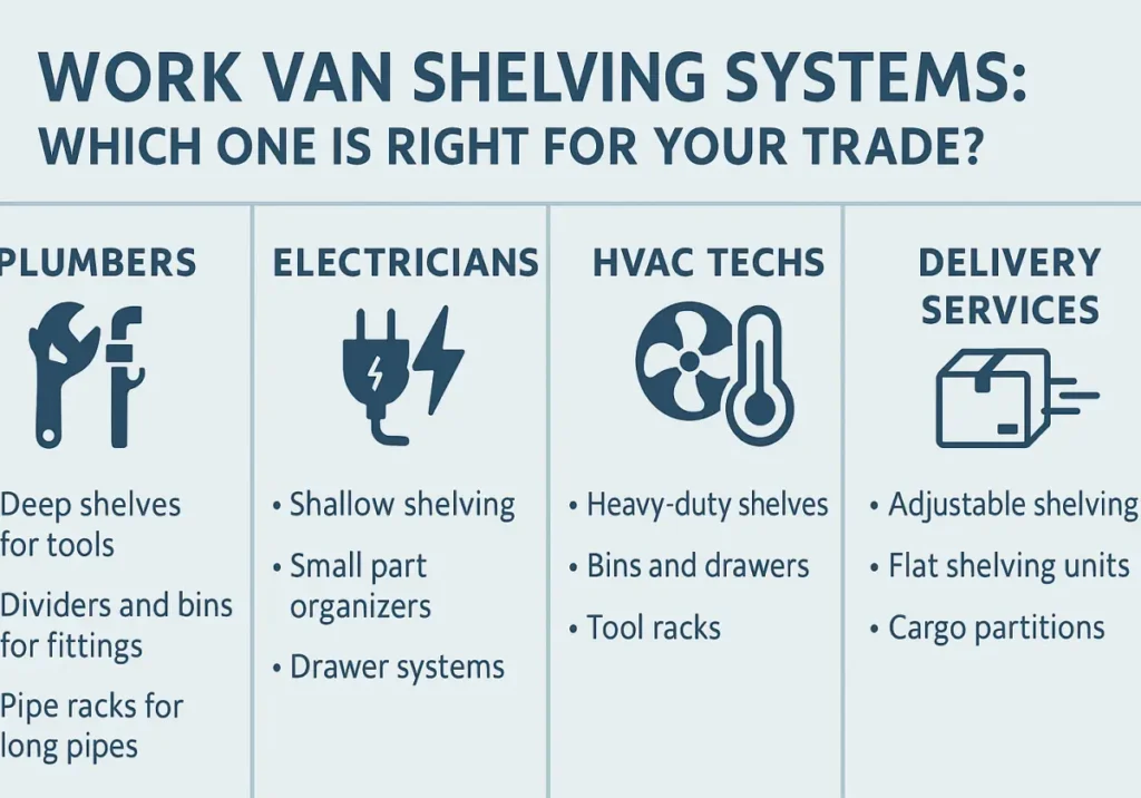 Work Van Shelving Systems